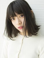 アパートメントヘアー ダークアッシュ×外ハネナチュラルボブ