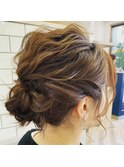 ゆるお呼ばれヘアアレンジ