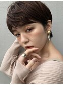 /アンニュイ/抜け感/柔らかさ◎/透明感/ニュアンスショート/