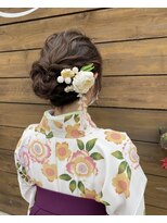 ヘアーアンドスパ エンジェイ(HAIR＆SPA enj) アップスタイル