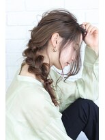 オーロ 武庫之荘店(ORO)&nbsp;イメチェン三つ編みサイドアップ