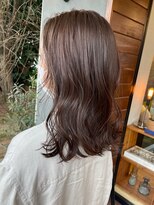 ヘア プロデュース キュオン(hair produce CUEON.) 大人ミディ×アッシュブラウン