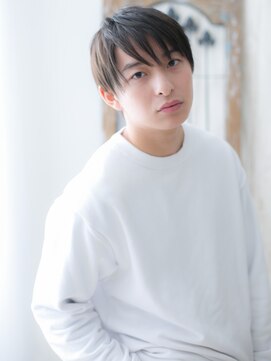 モッズヘアメン 札幌月寒店(mod's hair men) ≪mod's men≫透けバングがポイント!ラウンドマッシュe