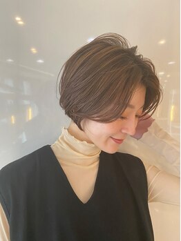 縁と縁(enn to yukari)の写真/ショートヘアが得意なスタイリストが、理想を叶える◎再現性の高いカットで毎日のスタイリングも楽々♪