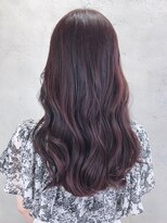 アルバム 渋谷パルコ(ALBUM) ピンクブラウン_外ハネボブセクションカラー_ba410002