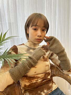 ムード カナザワ(mood kanazawa) あごライン甘めナチュラルボブ