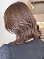 アルバム 渋谷パルコ(ALBUM) くびれセピアブラウン_グレージュカラーボブウルフ_ba415072