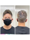 cool!【ハイトーン×無造作ショート】