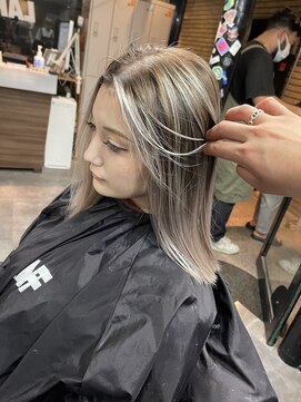 ラフ(LAFF) #黒髪#ボブルフ#ネビージュ#小顔#ワンレン