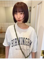 チーカ(chica)&nbsp;face layer bob × lavender brown