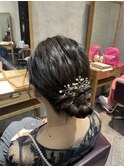シニヨンアレンジ