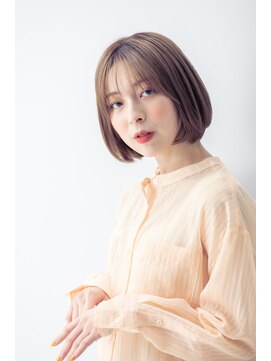 ブリング バイ スノードロップ 吉祥寺(BRING by Snowdrop) 黒髪/グレーベージュ/レイヤーロング/前髪パーマ/吉祥寺