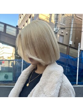 カンナ オーガニック ヘアデザイン(CANNA ORGANIC & HAIR DESIGN) 抜きっぱなしブロンド×韓国ボブ