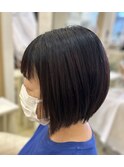 前下がりボブ