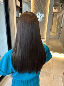 カレンアンドエクラート 大宮(KAREN&ECLART) 髪質改善　艶髪　ストレート　縮毛矯正　暗髪　韓国風　ロング