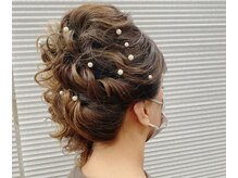 ヘアーアンドセルフサロン アキ(hair&self salon Aki)の雰囲気（ヘアセットお任せください！（結婚式/成人式））