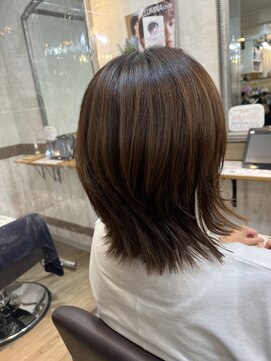 ヘアーリゾートガーデンバイトロント 船橋法典店(Hair Resort Garden by Toronto) ミディアムボブ　船橋/西船橋/市川大野/船橋/