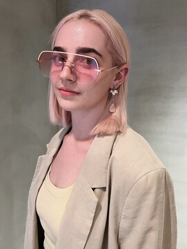 ペレ 梅田(PELE) 前髪/アンブレラカラー/こなれミディ/イメチェン/ウェーブパーマ