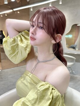 グロー 大宮(GLROW) 前髪顔まわりボブレイヤーボブ顔まわり縮毛矯正haruhi