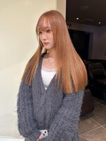 テトラ バイ ネオリーブ 横浜西口店(tetra by neolive)&nbsp;ピンクベージュ　ブリーチカラー