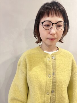ラトリエコンタン(L´atelier Content) 【shima】外はねボブとインナーカラー