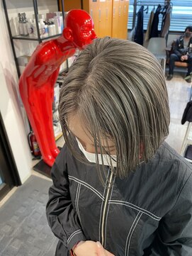 シャンプーボーイ 佐賀(SHAMPOO BOY) 大人ボブ×ミニボブ 　　　【 20代30代40代/センターパート】