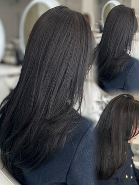 アイシー 表参道(ICY) 地毛風グレージュ透明感カラー/レイヤーカット