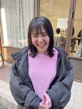 カウチ(Kauti) 顔まわりレイヤースタイル!