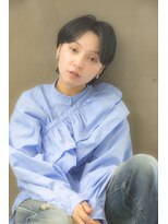 ロンドフルール 大宮東口(Lond fleur)&nbsp;ミニウルフレイヤーカット顔周りカット前髪カットショート/大宮