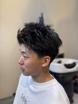 バーバー アカダマ&nbsp;刈り上げスパイキーショート