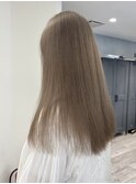 ハイトーンカラーミルクティーベージュピンクベージュ韓国30代