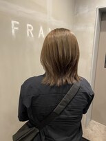 フレーム なんば店(FRAME) ▽ブリーチなしwカラー