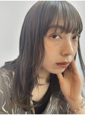 ブリーチなしでオリーブグレージュ