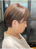 大人ショート、ツーブロック