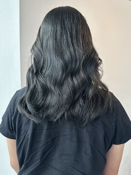 カシェル(cashel) 透明感のある暗髪カラー　ブリーチなし