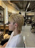 フェザーショート　フェザーパーマ　海老名パーマ　海老名メンズ