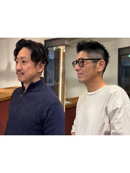 【メンズカット￥3800】ON・OFF決まるメンズスタイルが高評価の美容室♪眉毛ワックス/眉カットで清潔感UP◎