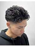 広島メンズ/極道パーマ/短髪/短髪パーマ