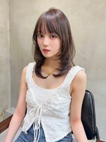 エイミー(Aimee)&nbsp;Aimee 町田　ニュアンスレイヤー×オリーブブラウン