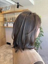 トゥーリ 大野城下大利店(tuuli)&nbsp;大人レイヤー×オリーブベージュ艶カラー