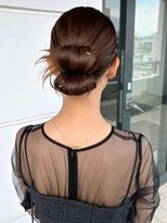 セプト 天神大名(SEPT.)&nbsp;カチモリ アップスタイル お団子 韓国風 ヘアセット 結婚式