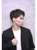 アップバング/ビジネスマンパーマ/メンズショート