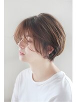 モッズ ヘア 新宿サウス店(mod's hair)&nbsp;長めバング×丸みショート