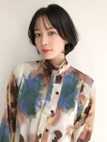 ケーツー エソラ池袋店(K-two)&nbsp;骨格補正で美シルエット！ひし形レイヤーボブ*前髪ありボブ
