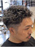 極道パーマ×ホワイトメッシュ【川越】