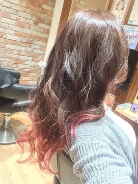 サニープレイスレオ(Sunny place Leo) ダブルカラー&グラデーション