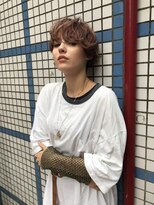 ジーナ(XENA)&nbsp;コーラルベージュ×マッシュショート