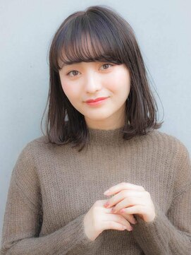 ルティア(Lutia) モカブラウンカラー  シースルーバング