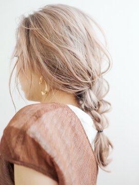 アルバム 銀座(ALBUM GINZA) ミルクティーお団子アレンジ_ココアブラウン_ba299351