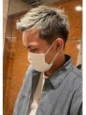 【KIKA】メンズショート×ホワイトグレー